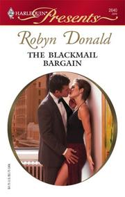 Cover of: The Blackmail Bargain by Robyn Donald