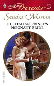 Cover of: The Italian Prince's Pregnant Bride by Sandra Marton
