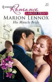 Cover of: His Miracle Bride