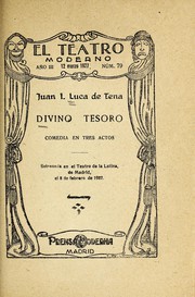 Cover of: Divino tesoro: comedia en tres actos