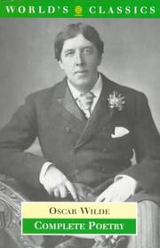 Cover of: Complete poetry by Oscar Wilde
