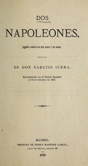 Cover of: Dos Napoleones by Narciso Serra