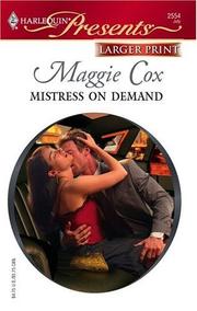 Cover of: Mistress On Demand (Larger Print Presents) by Maggie Cox