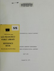 Cover of: Draft environmental impact report: San Francisco airport expansion, San Francisco International Airport