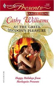 Cover of: At The Greek Tycoon's Pleasure (Harlequin Presents)