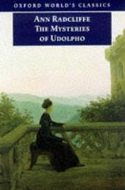Cover of: The mysteries of Udolpho by Ann Radcliffe
