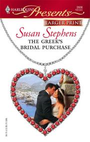 Cover of: The Greek's Bridal Purchase (Larger Print Presents) by Susan Stephens