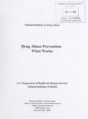 Cover of: Drug abuse prevention: what works.