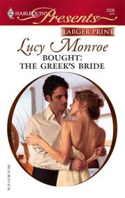 Cover of: Bought: The Greek's Bride (Harlequin Presents: Mediterranean Brides)