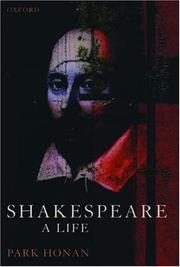 Cover of: Shakespeare by Park Honan