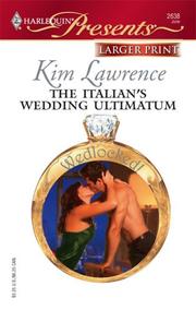 Cover of: The Italian's Wedding Ultimatum (Harlequin Presents)