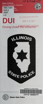 Cover of: DUI by Illinois State Police