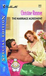 Cover of: The marriage agreement by Christine Rimmer