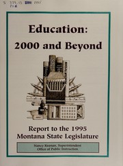 Cover of: Education by Montana. Office of Public Instruction