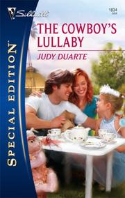 Cover of: The Cowboy's Lullaby (Silhouette Special Edition) by Judy Duarte