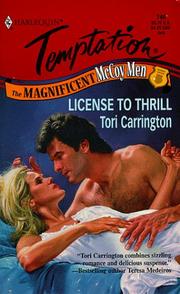 Cover of: License To Thrill (The Magnificent Mccoy Men) (Harlequin Temptation, 740)