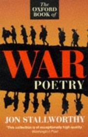 Cover of: The Oxford Book of War Poetry by Jon Stallworthy