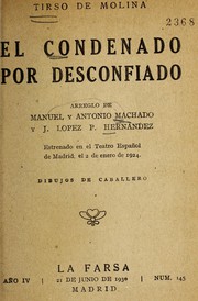 Cover of: El condenado por desconfiado by Tirso de Molina