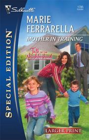 Cover of: Mother In Training (Larger Print Special Edition)