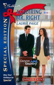 Cover of: Acquiring Mr. Right (Silhouette Special Edition) by Laurie Paige
