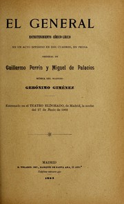 Cover of: El general by Gerónimo Giménez
