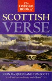 Cover of: The  Oxford book of Scottish verse by chosen by John MacQueen and Tom Scott.