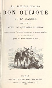 Cover of: El ingenioso hidalgo Don Quijote de la Mancha