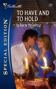 Cover of: To Have And To Hold