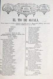 Cover of: El tío de Alcalá: pieza cómica en un acto, original y en verso