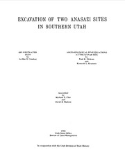 excavation-of-two-anasazi-sites-in-southern-utah-cover