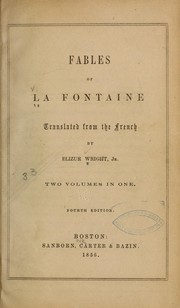 Cover of: Fables of La Fontaine