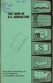 Cover of: Fact book of U.S. agriculture