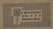 Cover of: The farm colonies of the Salvation Army