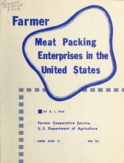 Cover of: Farmer meet packing enterprises in the United States by R. L. Fox