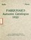 Cover of: Farquhar's autumn catalogue