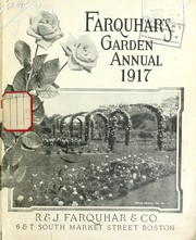 Cover of: Farquhar's garden annual by R. & J. Farquhar Company