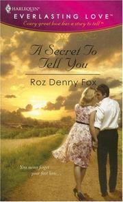 Cover of: A Secret To Tell You