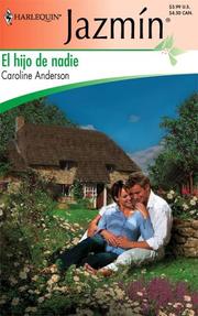 Cover of: El Hijo De Nadie: (No One's Son) (Harlequin Jazmin (Spanish))