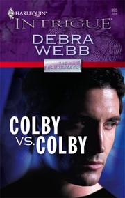 Cover of: Colby Vs. Colby (Harlequin Intrigue Series)
