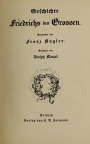 Cover of: Friedrichs des Grossen