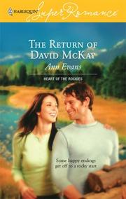 Cover of: The Return Of David McKay by Ann Evans