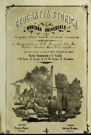 Cover of: Geografia storica moderna universale by Adriano Balbi, Tommaseo, Niccolò