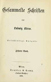 Cover of: Gesammelte schriften