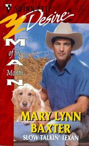 Cover of: Slow Talkin' Texan (Man Of The Month)