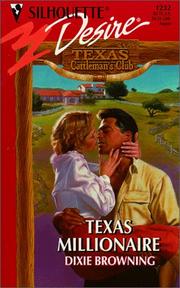 Cover of: Texas Millionaire (Texas Cattleman's Club)