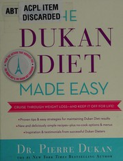 Cover of: The Dukan diet made easy by Pierre Dukan