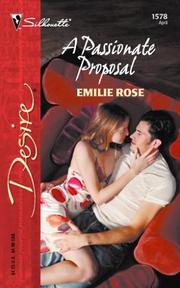 Cover of: A Passionate Proposal