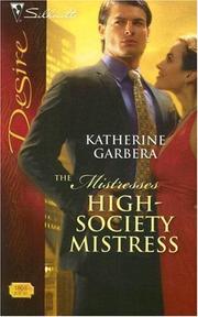 Cover of: High-Society Mistress (Silhouette Desire)