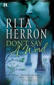 Cover of: Don't Say A Word by Rita B. Herron