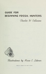 Cover of: Guide for beginning fossil hunters